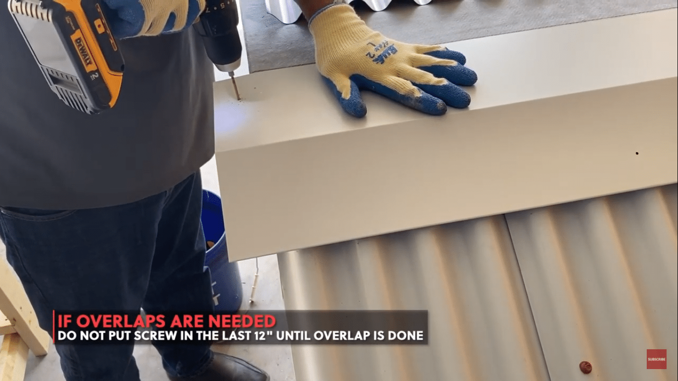 How To Install Transition Flashing And Pitch Break On A Metal Roof